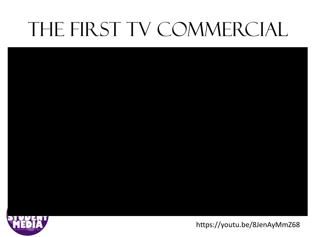 the first tv commercial 1