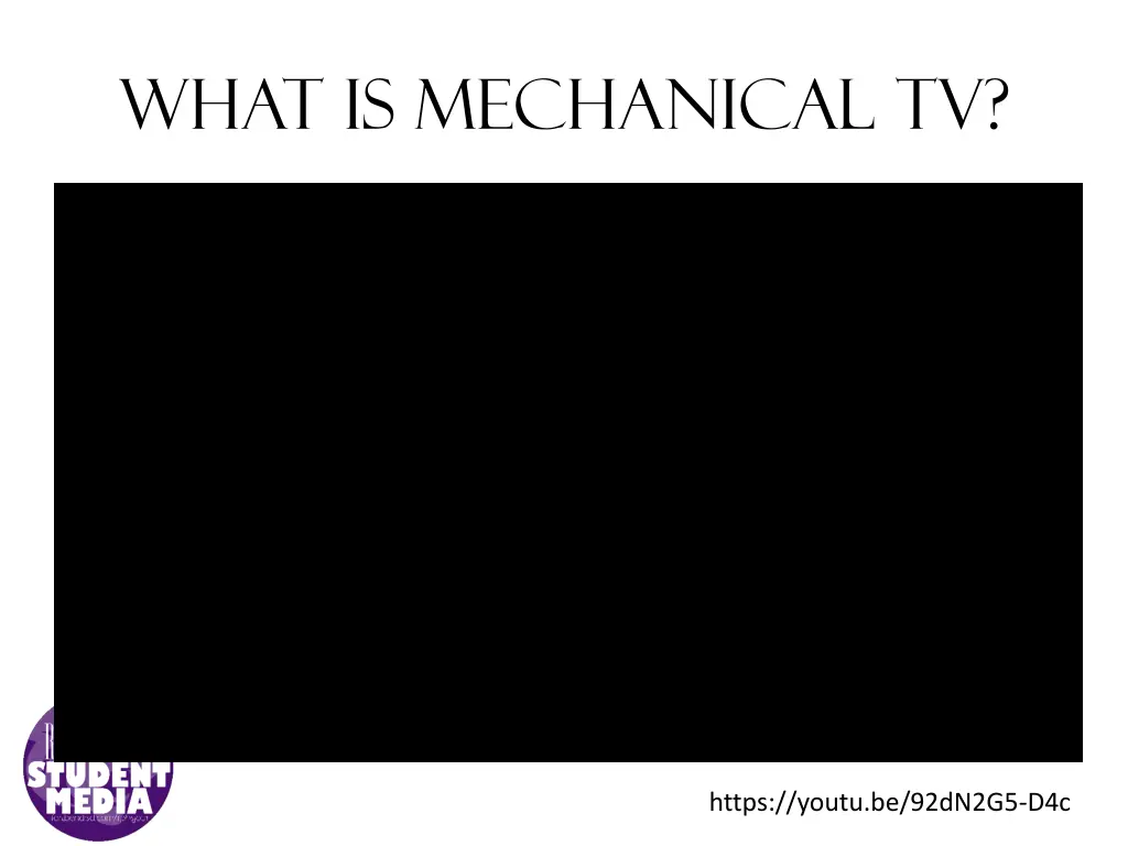 what is mechanical tv