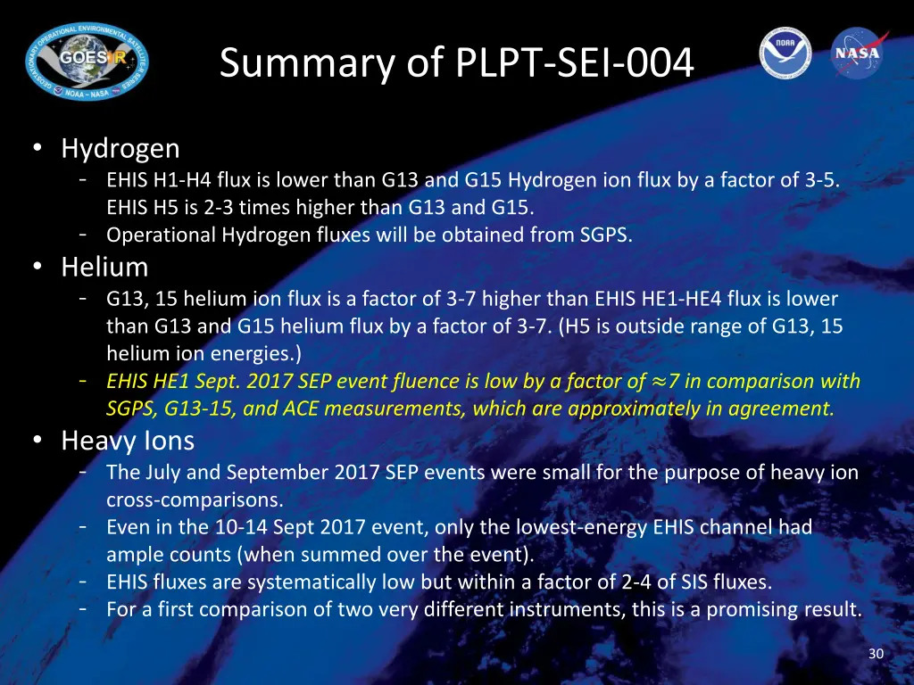 summary of plpt sei 004