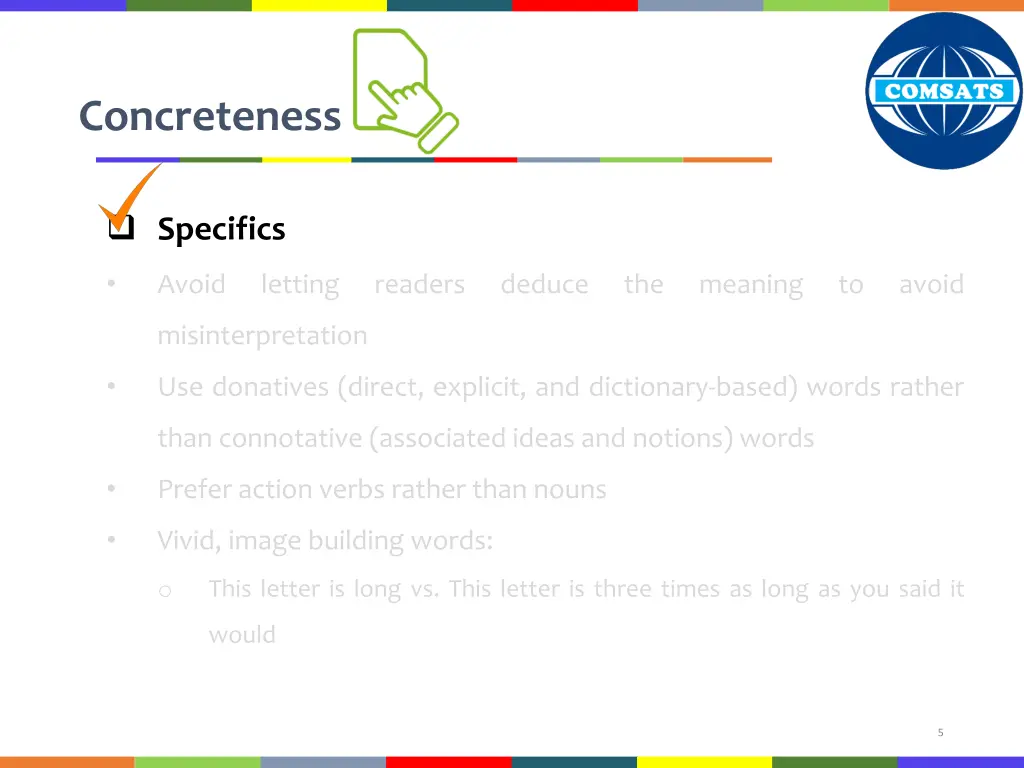 concreteness 1