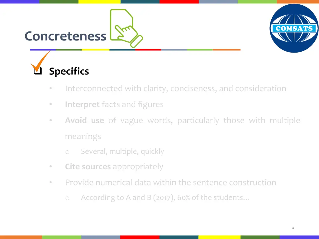 concreteness