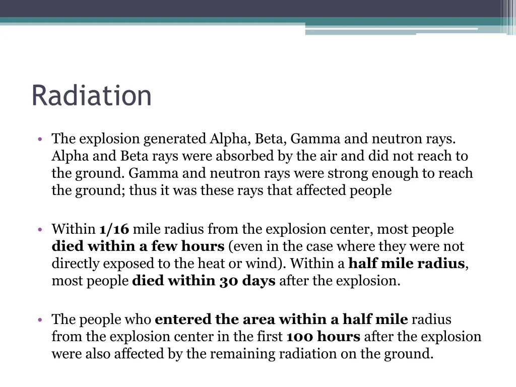 radiation