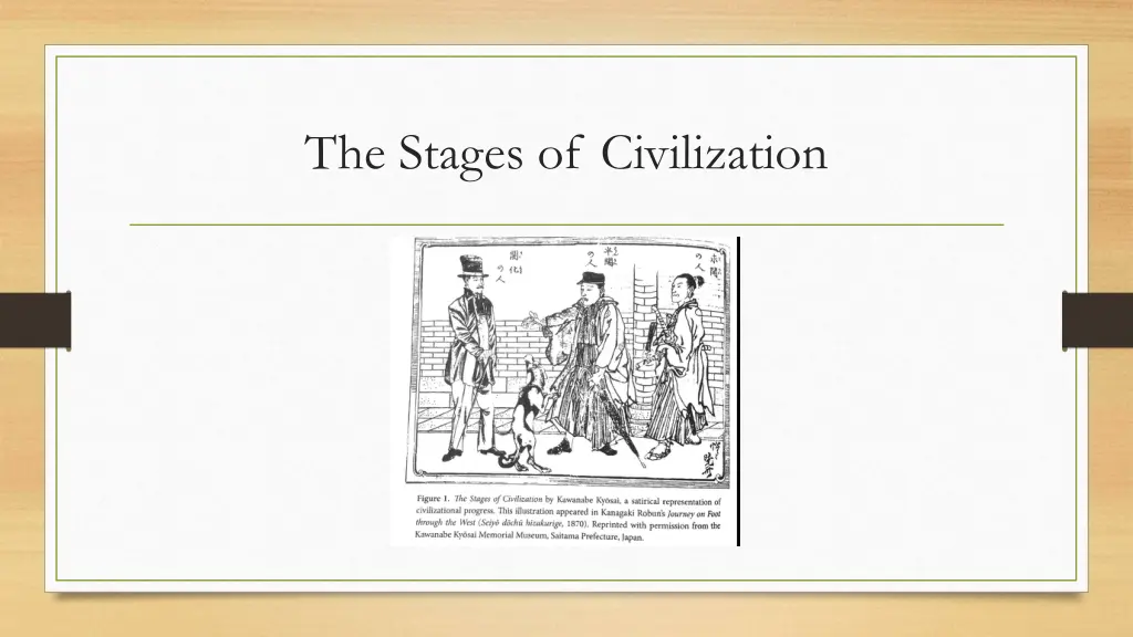 the stages of civilization