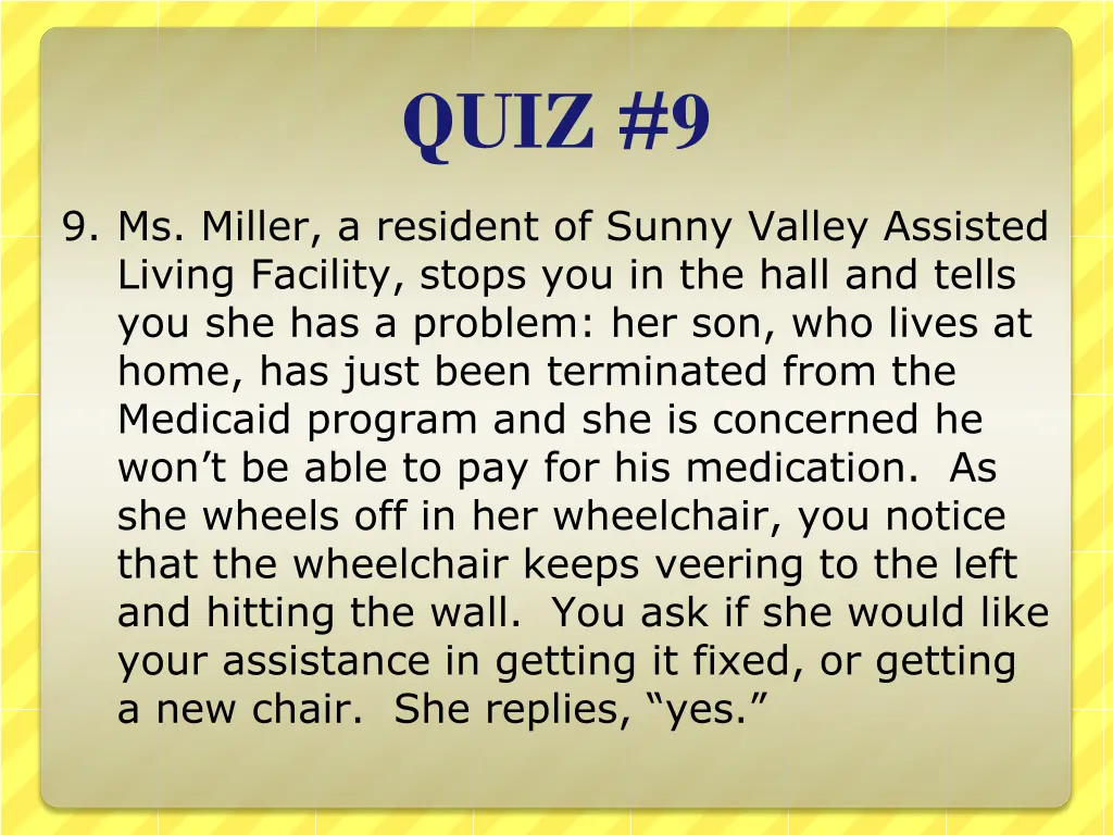 quiz 9