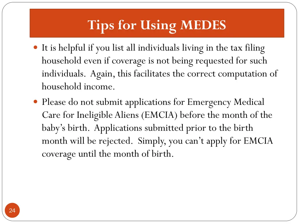 tips for using medes 2