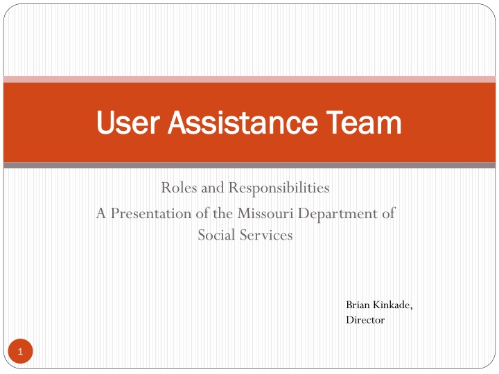 user assistance team user assistance team