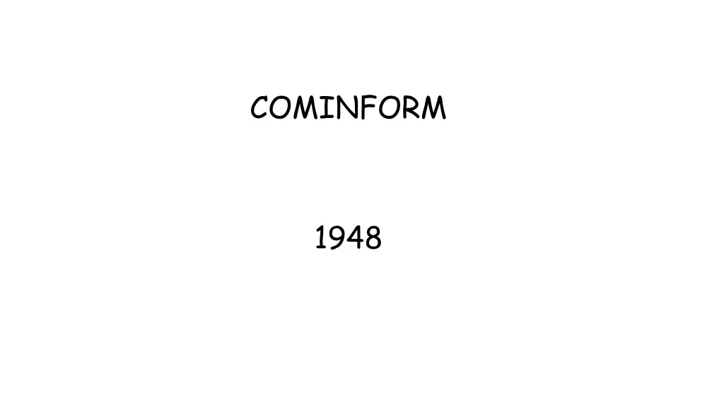 cominform