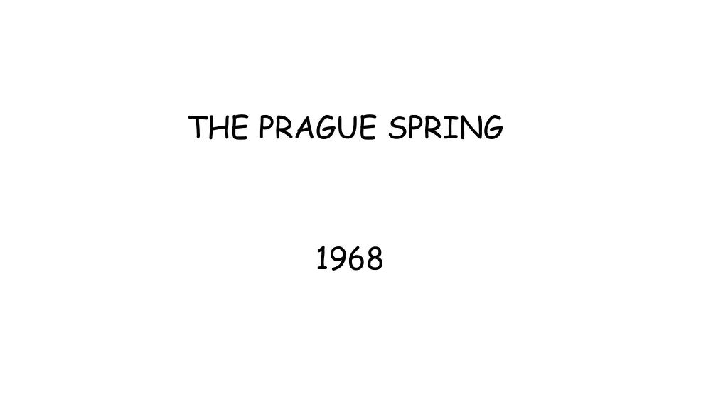 the prague spring