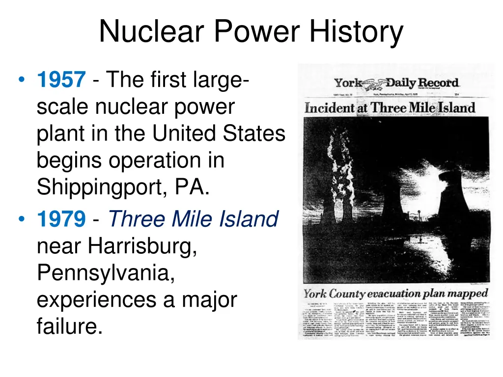 nuclear power history 1