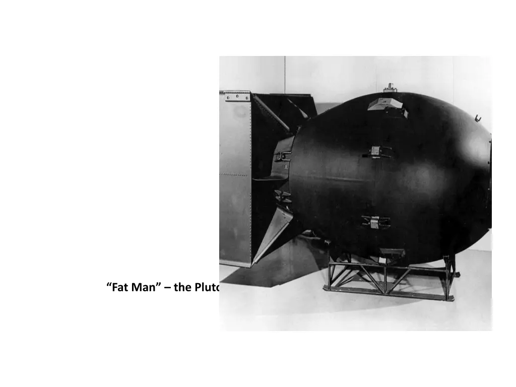 fat man the plutonium bomb dropped on nagasaki