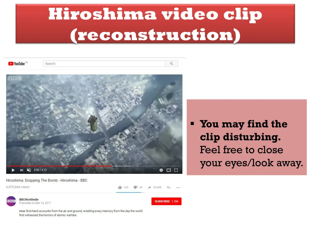 hiroshima video clip reconstruction