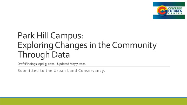 park hill campus exploring changes