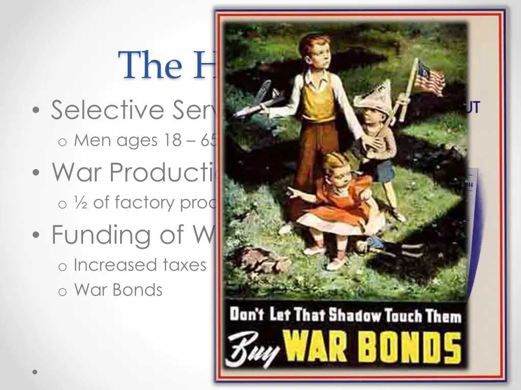 the home front selective service act o men ages