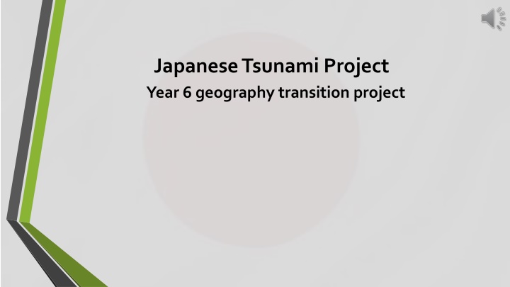 japanese tsunami project year 6 geography