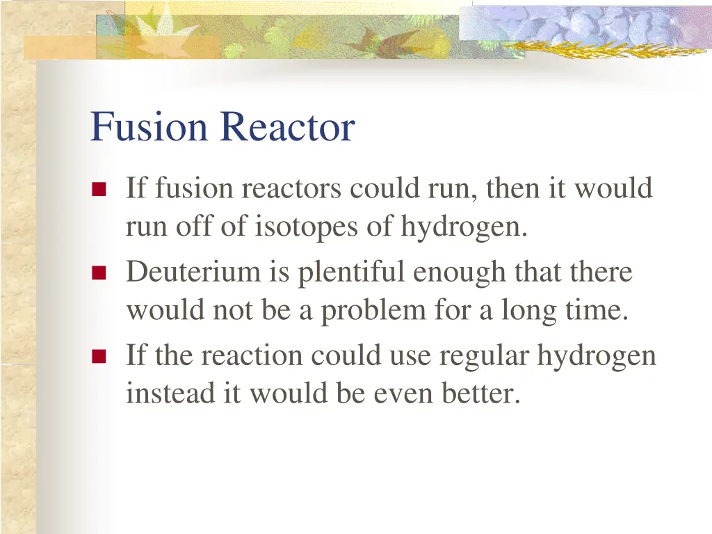 fusion reactor