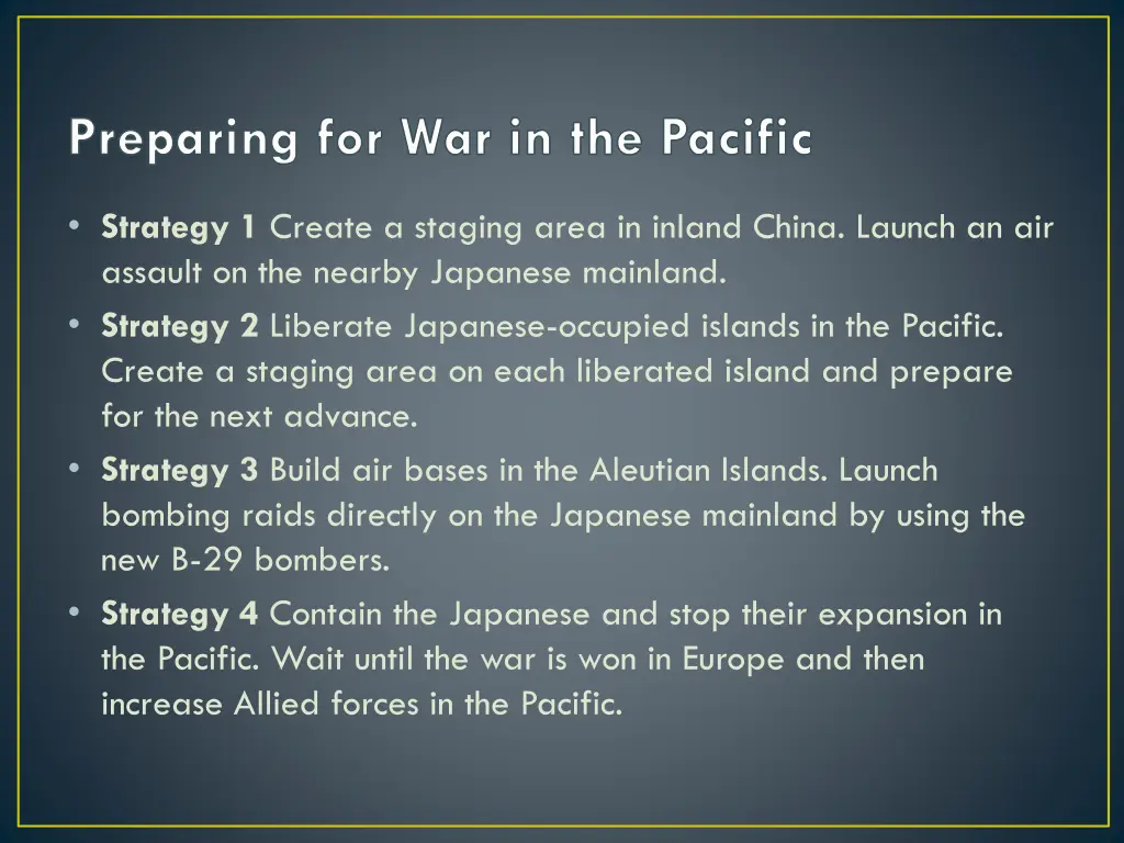 preparing for war in the pacific 5