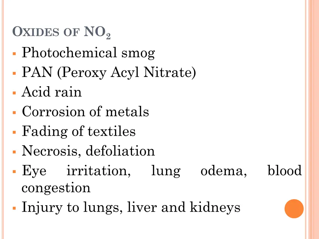 o xides of no 2 photochemical smog pan peroxy