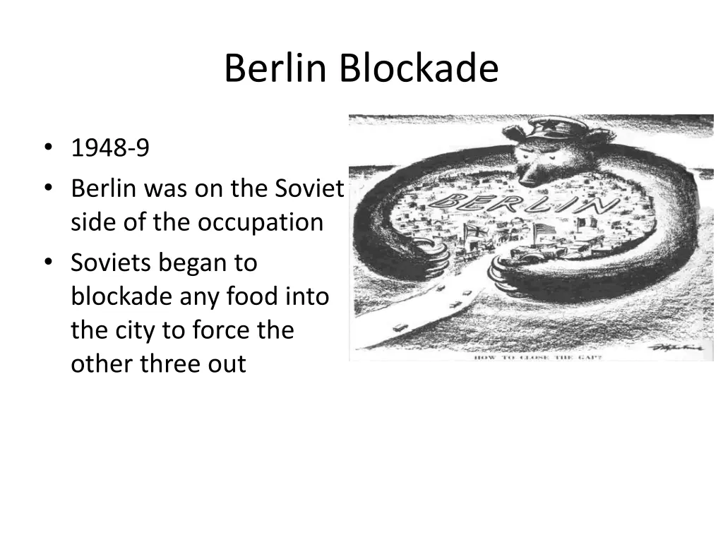 berlin blockade