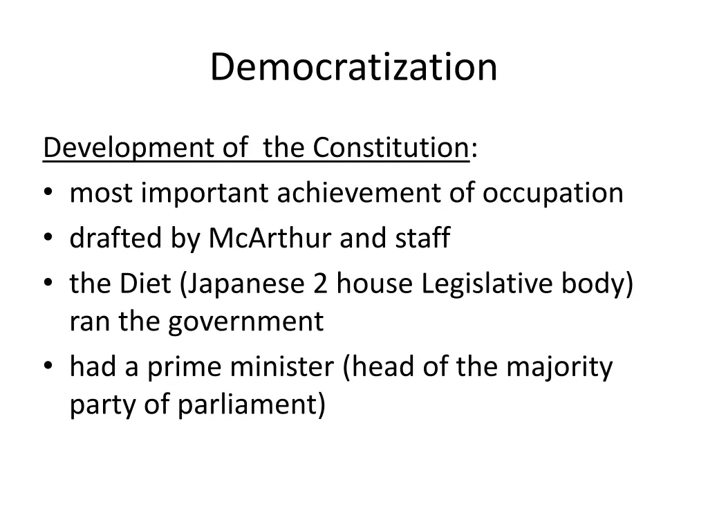 democratization 1