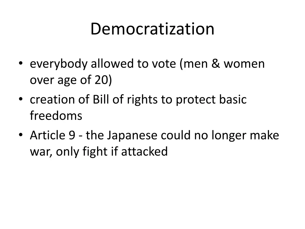 democratization 2