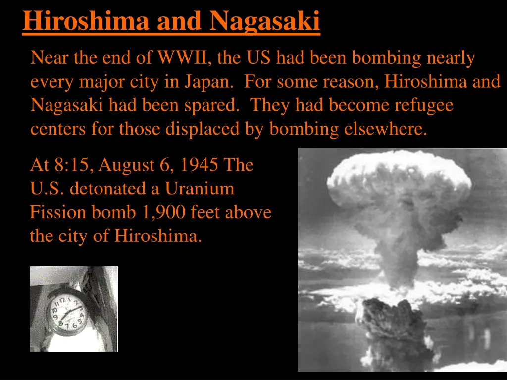 hiroshima and nagasaki