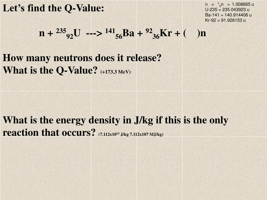 let s find the q value