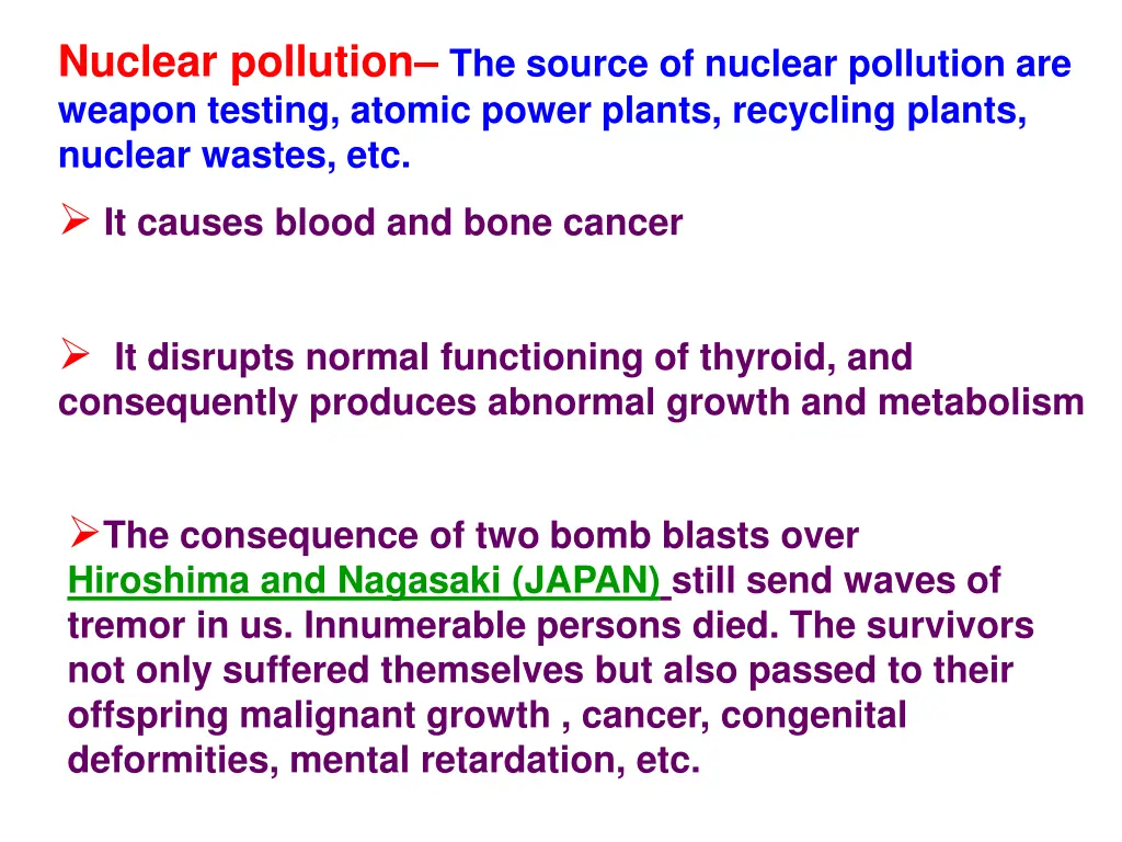 nuclear pollution the source of nuclear pollution