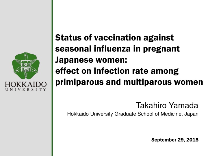 status of vaccination against seasonal influenza