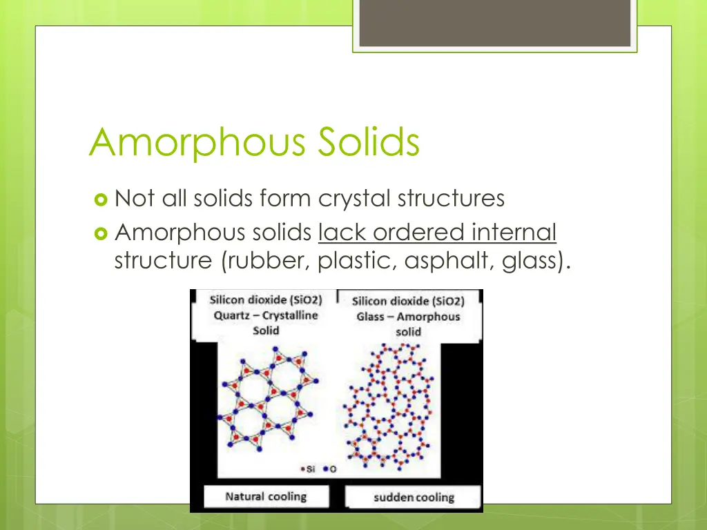 amorphous solids