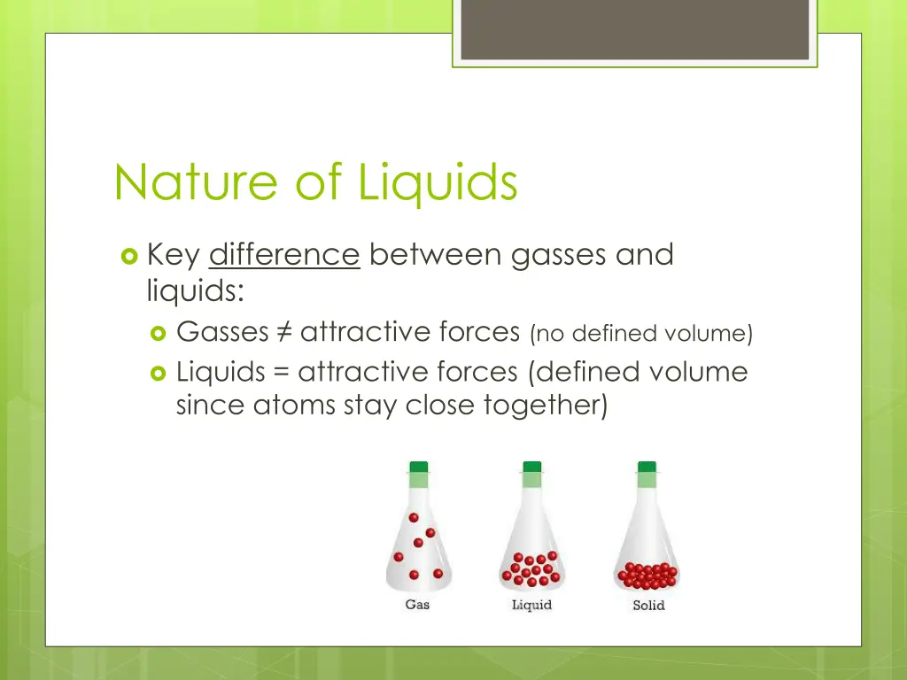 nature of liquids