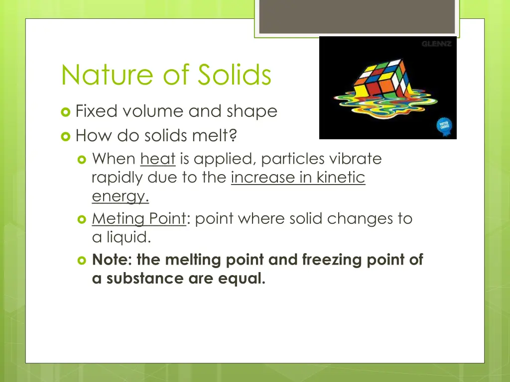 nature of solids