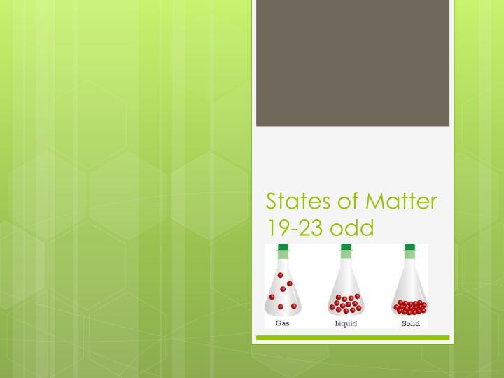 states of matter 19 23 odd