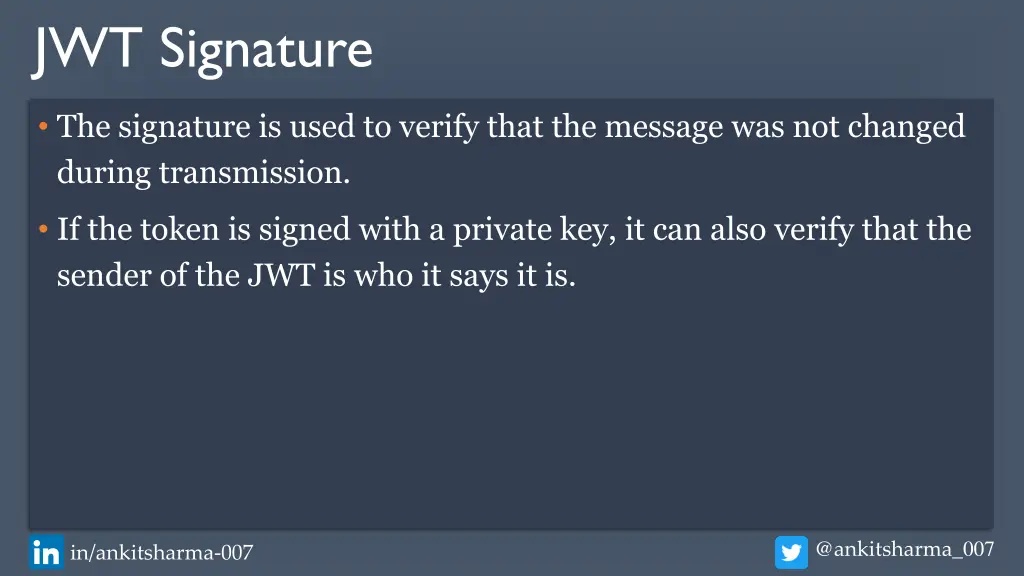 jwt signature