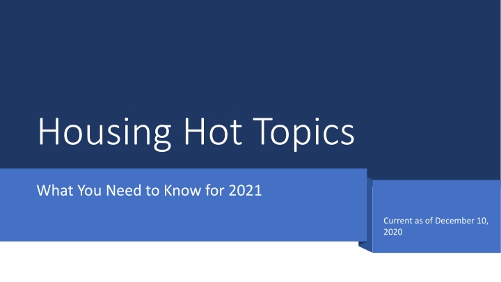 housing hot topics