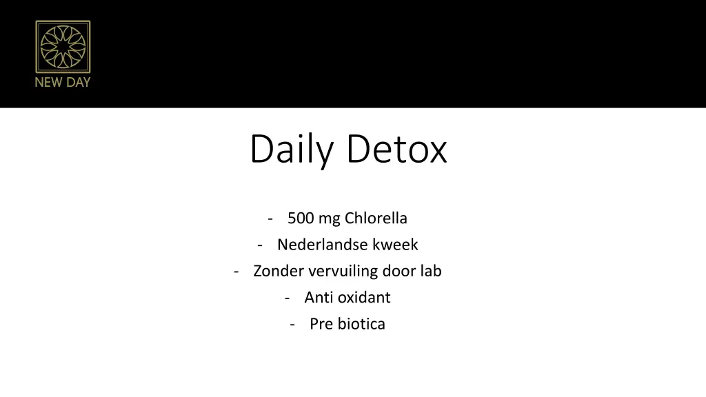 daily detox