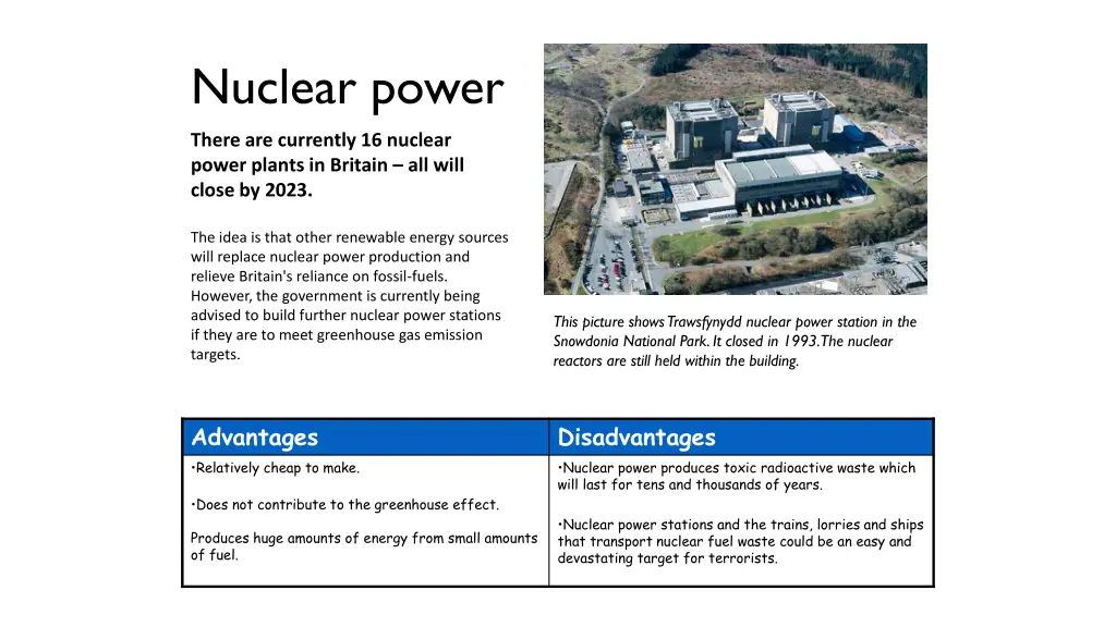 aerial photograph of trawsfynydd nuclear power