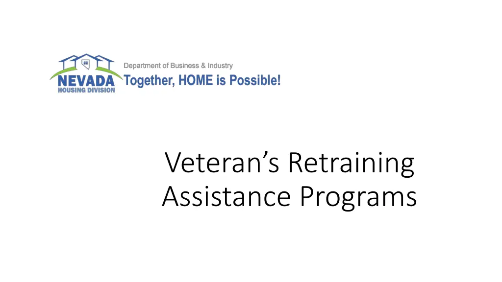 veteran s retraining assistance programs