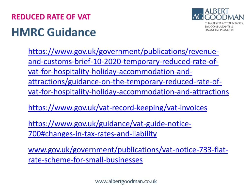 reduced rate of vat 11