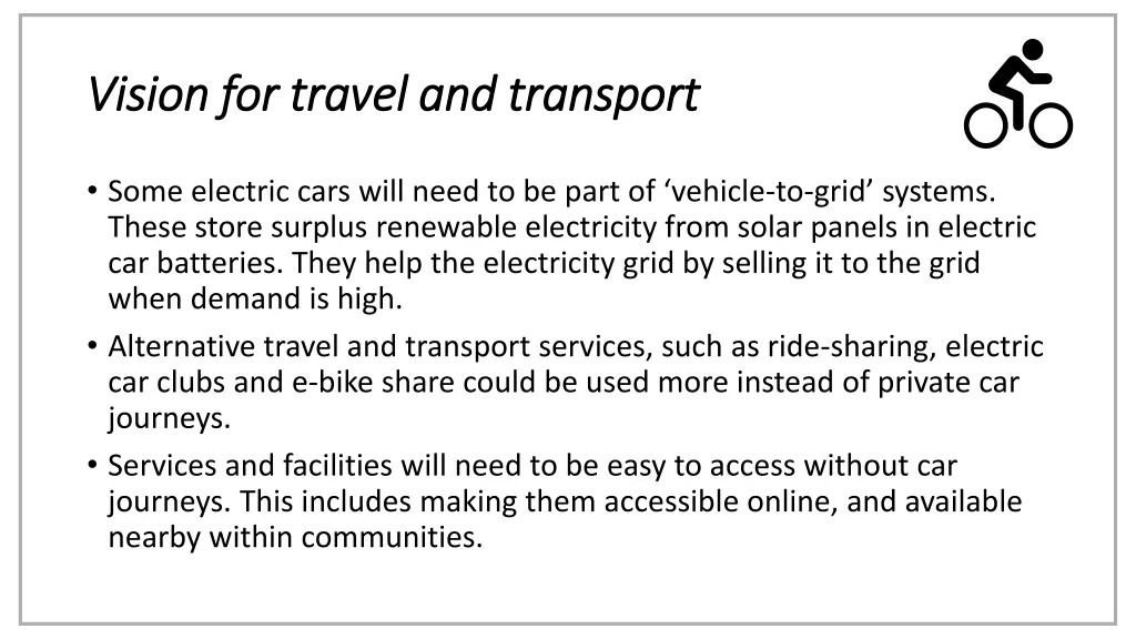 vision for travel and transport vision for travel 1