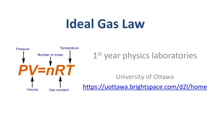 ideal gas law