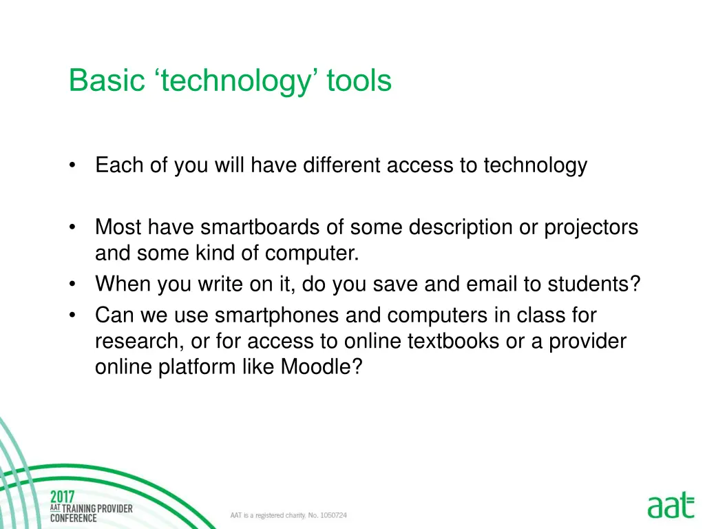 basic technology tools