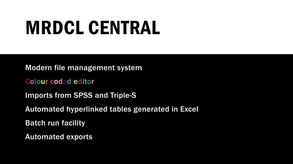 mrdcl central