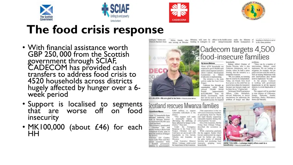 the food crisis response