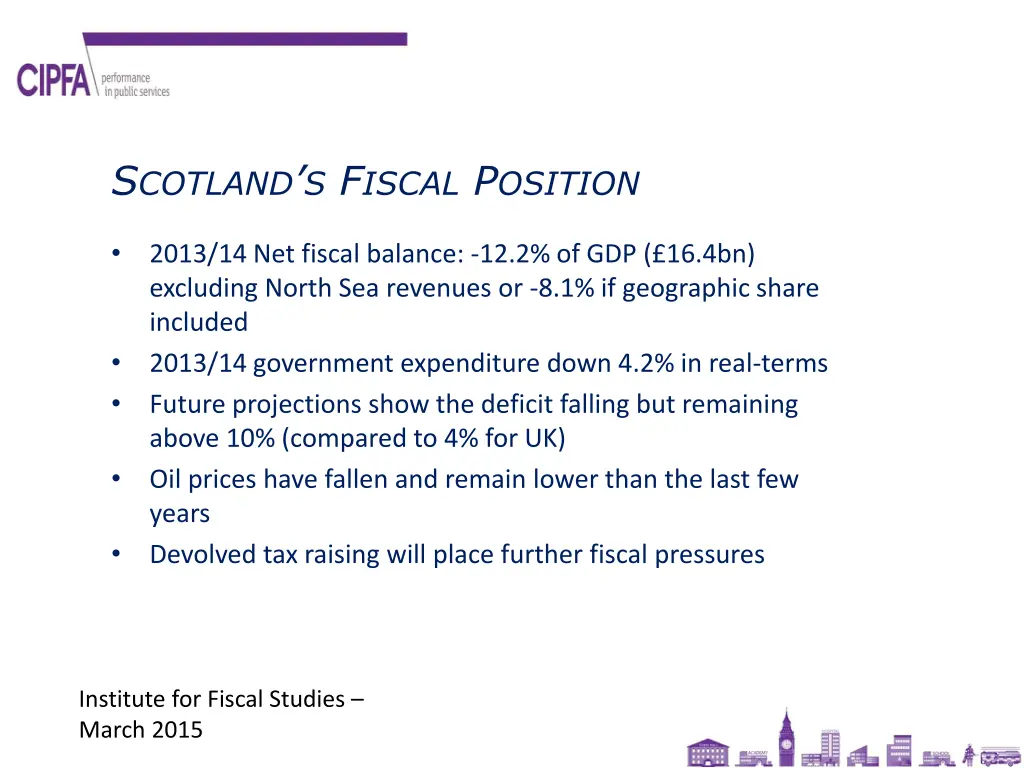 s cotland s f iscal p osition