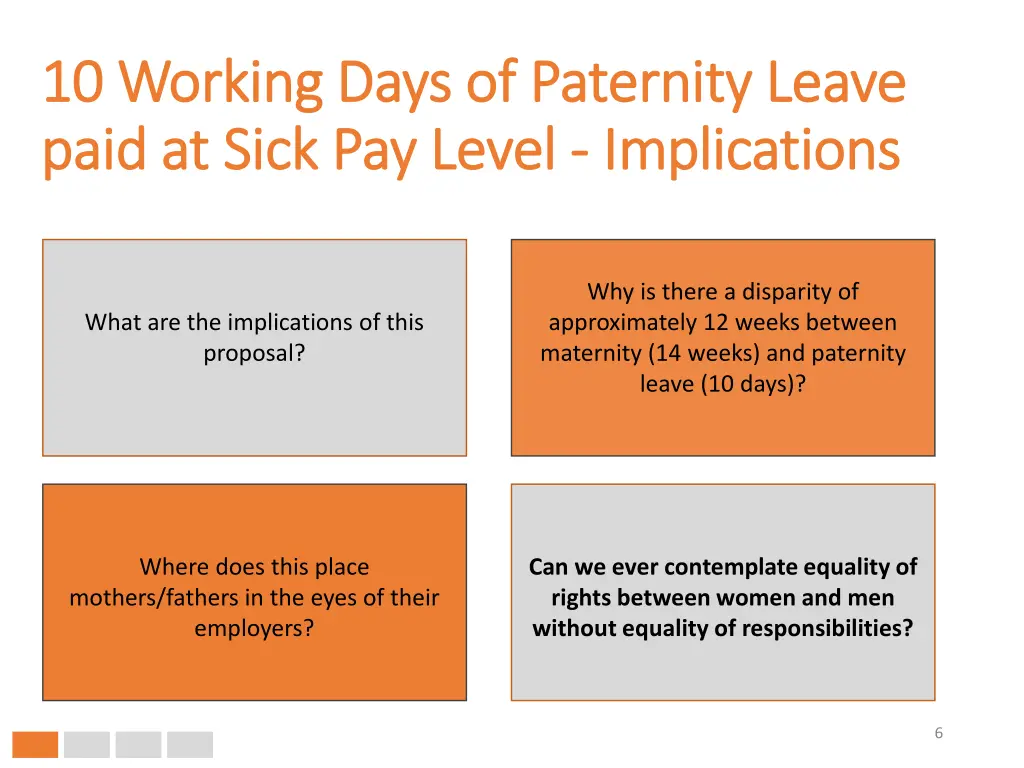 10 working days of paternity leave 10 working