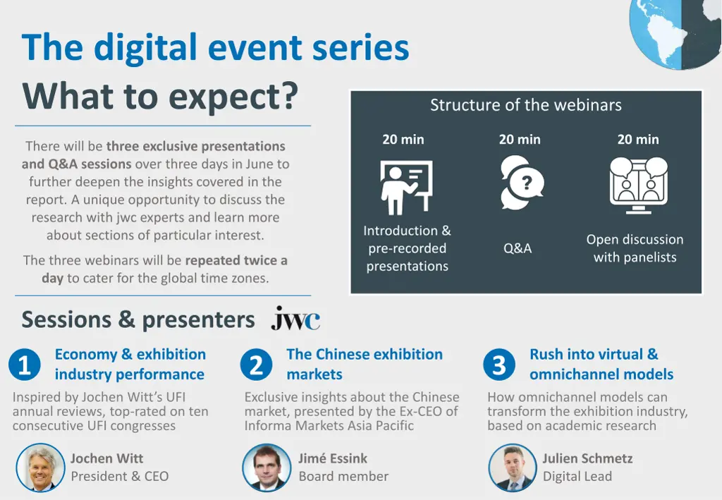 the digital event series what to expect