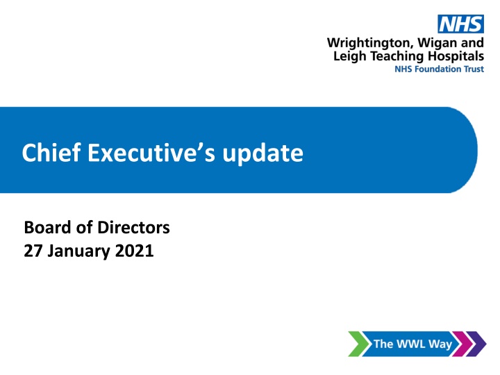 chief executive s update