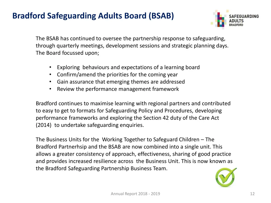 bradford safeguarding adults board bsab