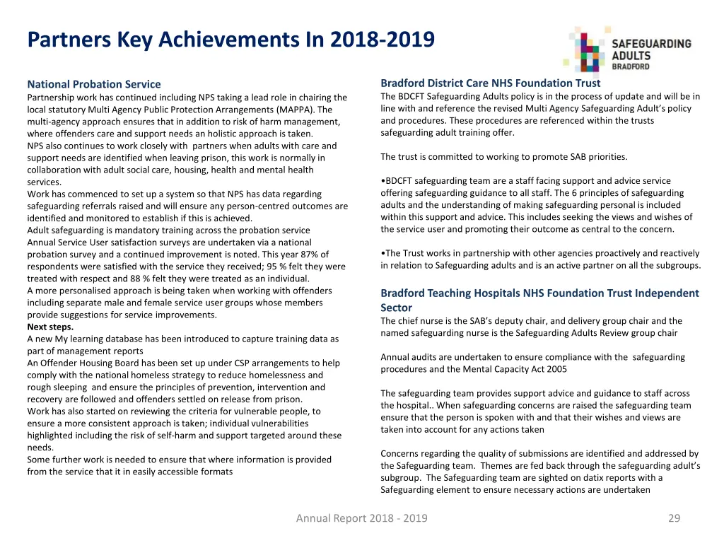 partners key achievements in 2018 2019 4