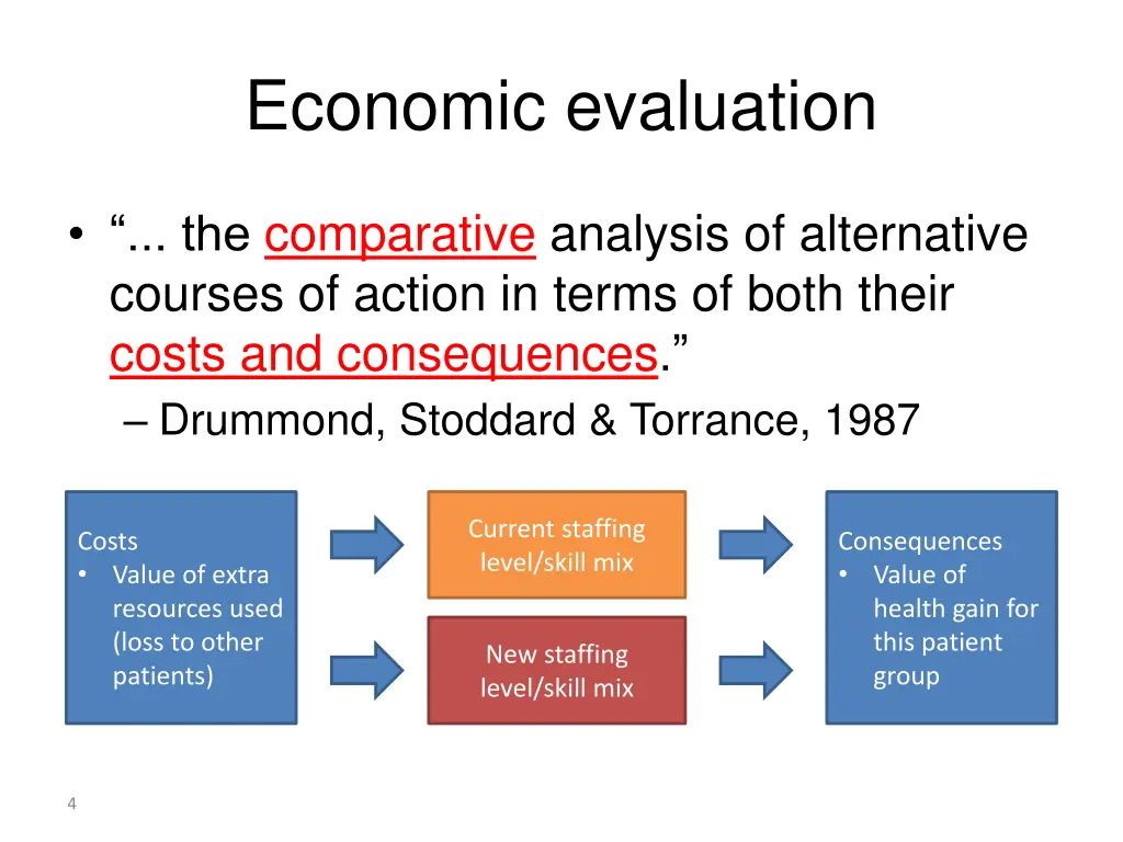 economic evaluation